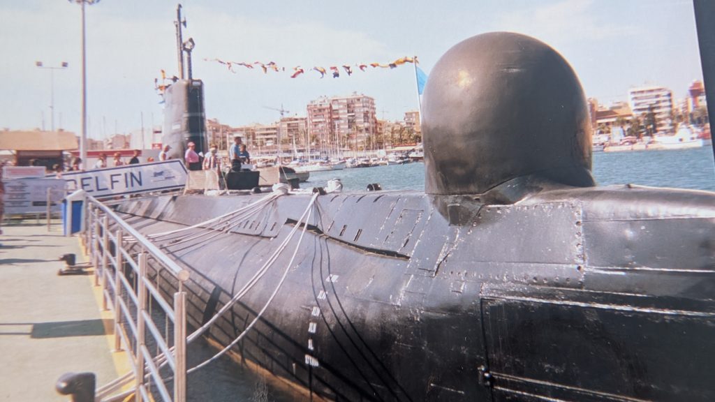 S-61 Delphin submarine museum, Torrevieja, spain.